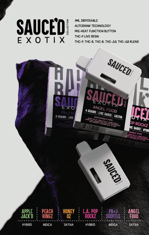 Sauce's Exotix 4g Disposable Vape